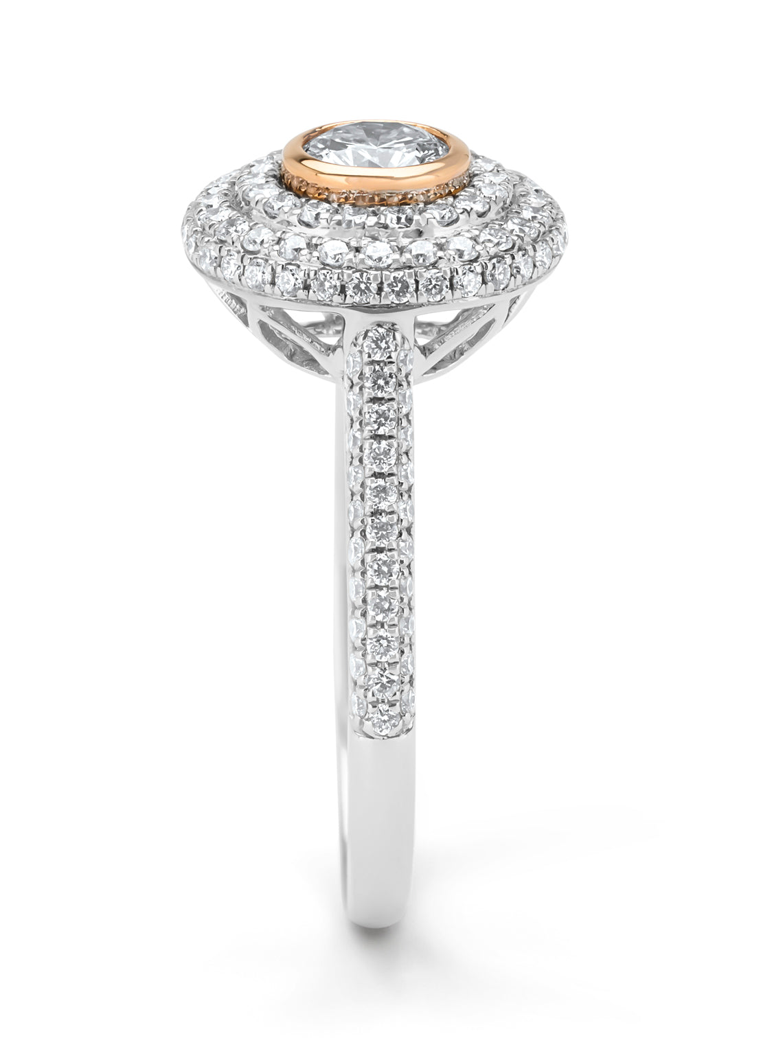 Gouden ring, 0.83 ct diamant, Gallery