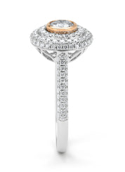 Gouden ring, 0.83 ct diamant, Gallery