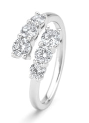 White gold ring, 1.11 CT Diamant, Wedding