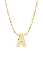 Geelgouden hanger A, Alphabet