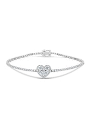 White gold bracelet, 1.81 ct diamond, gallery