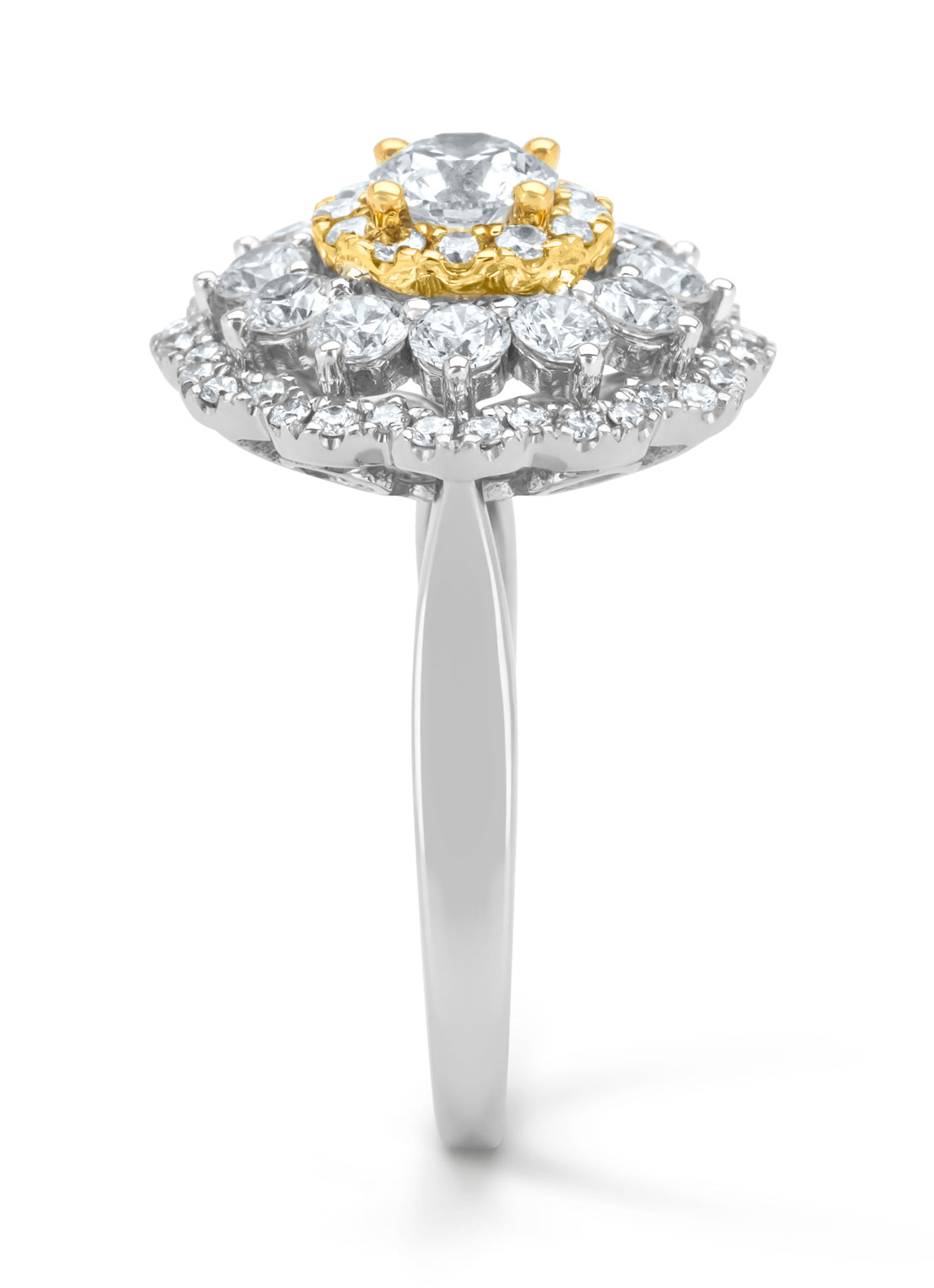 Witgouden ring, 1.92 ct diamant, Gallery