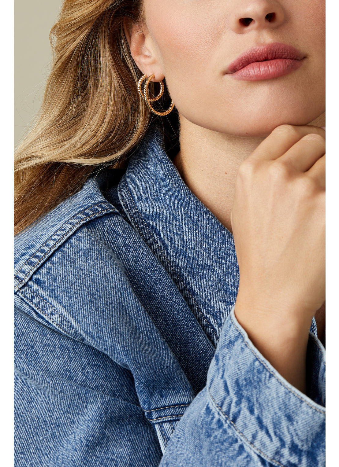 Geelgouden massieve oorsieraden Timeless Treasures