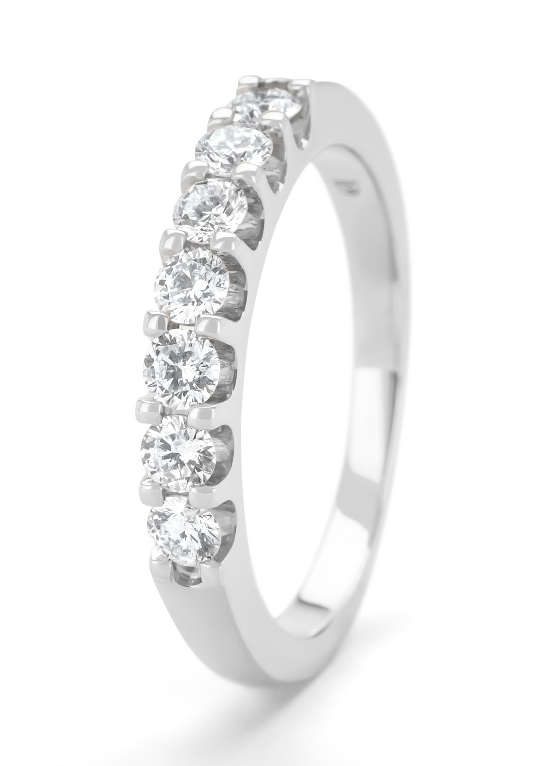 Witgouden ring, 0.50 ct diamant, Wedding