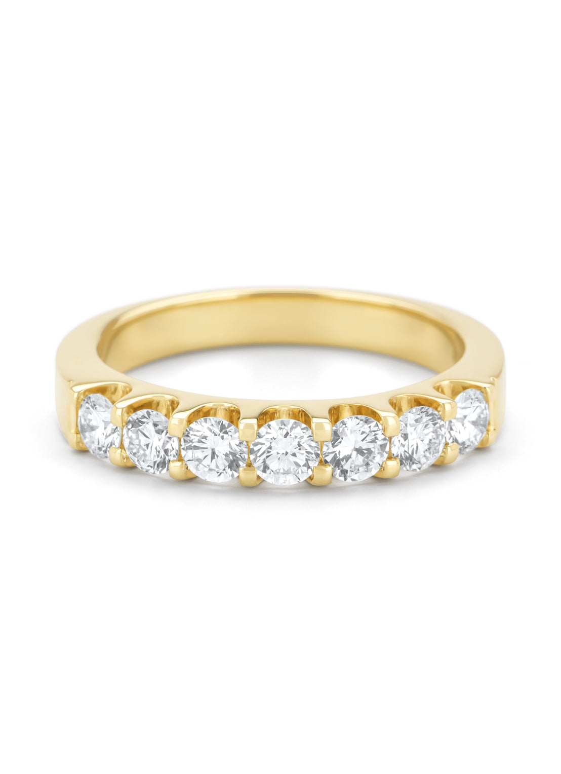 Geelgouden ring, 0.77 ct diamant, Wedding