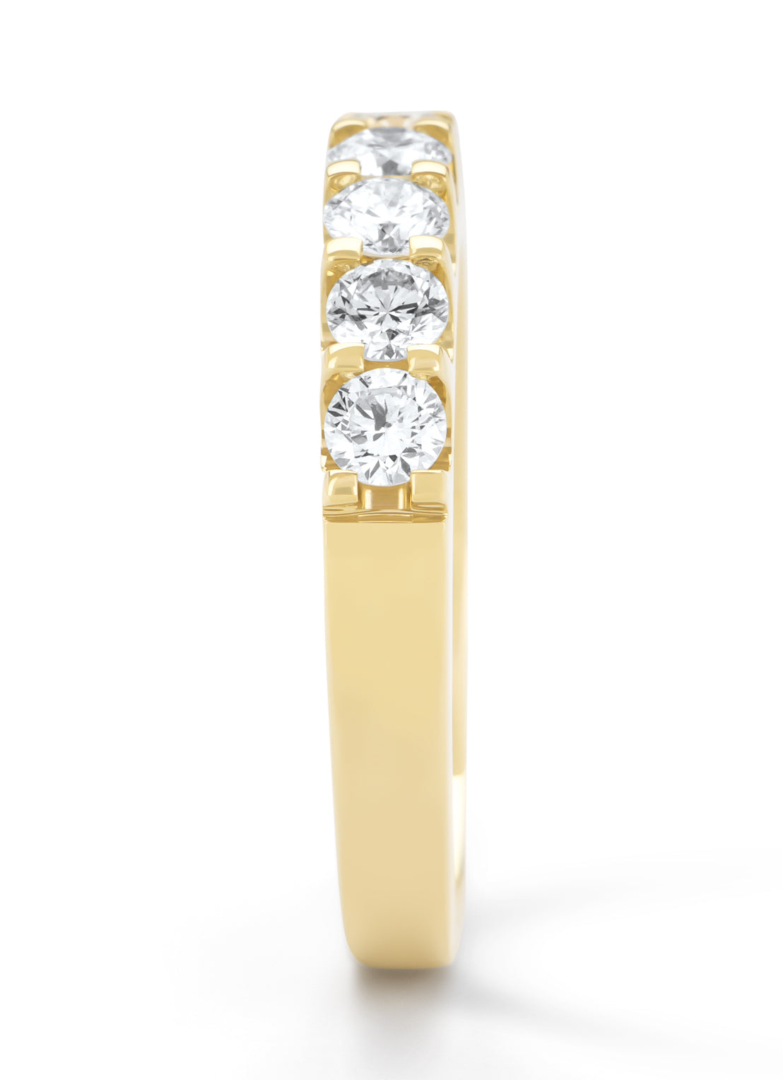 Geelgouden ring, 0.77 ct diamant, Wedding