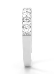 White gold ring, 0.77 ct diamond, wedding