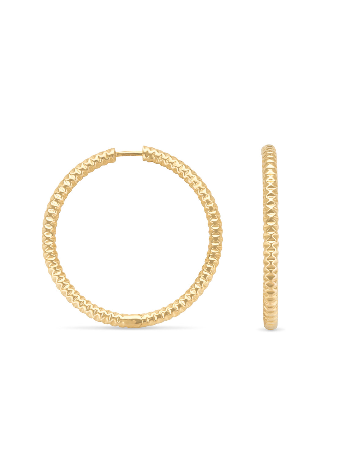 Geelgouden massieve oorsieraden Timeless Treasures