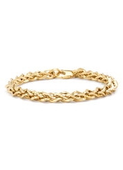 Yellow gold bracelet Timeless Treasures 19 cm