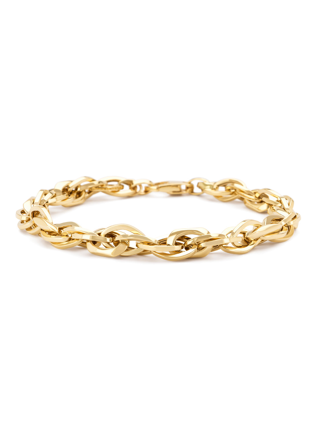 Yellow gold bracelet Timeless Treasures 19 cm