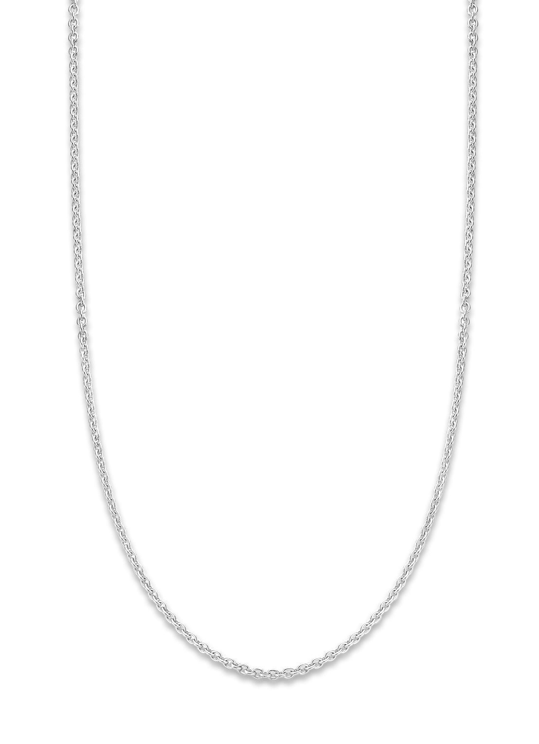 Witgouden jasseron collier Timeless Treasures (50cm)