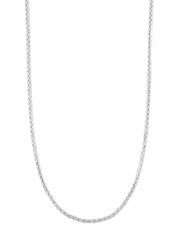 Witgouden anker collier Timeless Treasures (50cm)