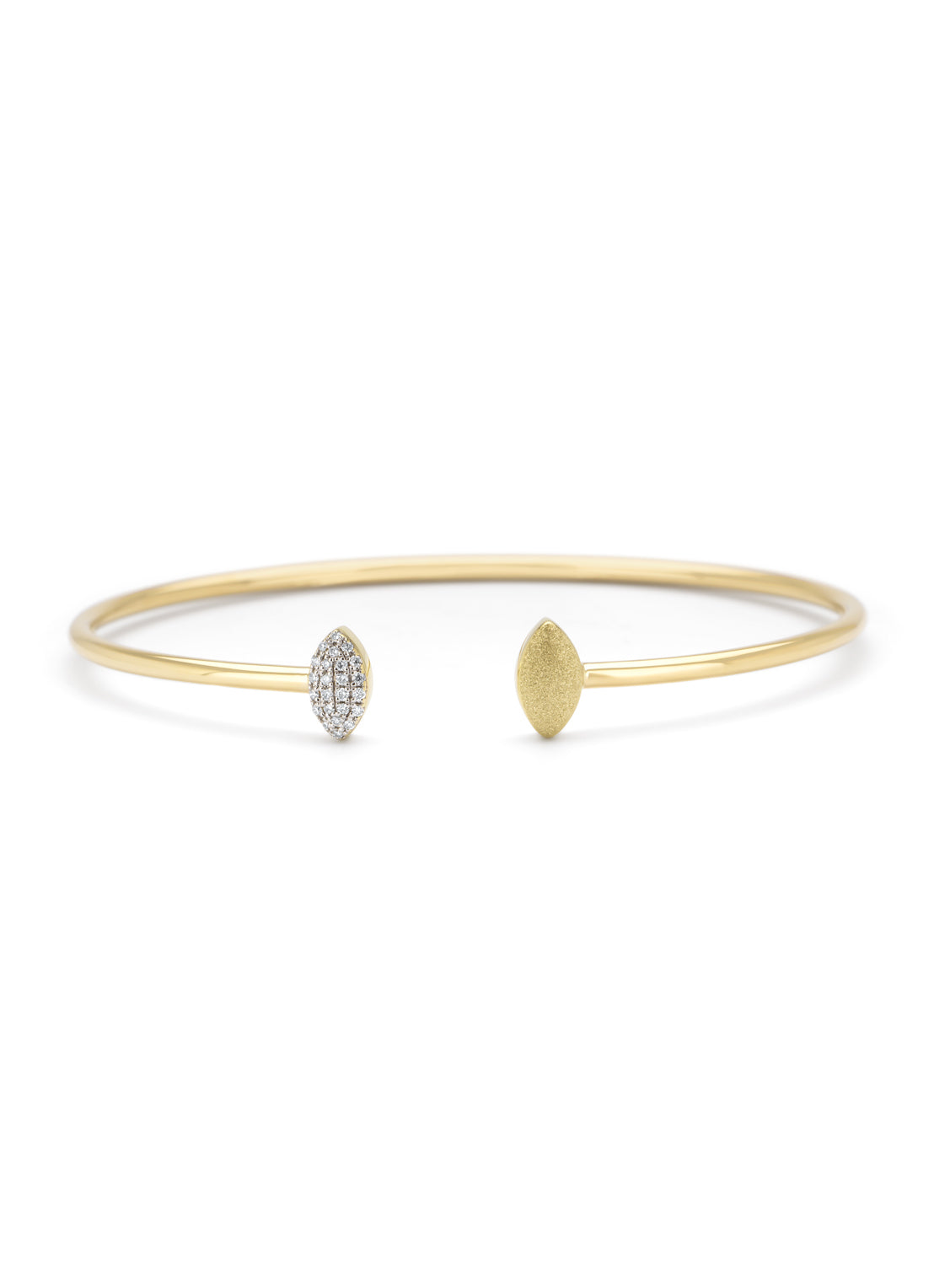 Geelgouden armband, 0.08 ct diamant, La Dolce Vita