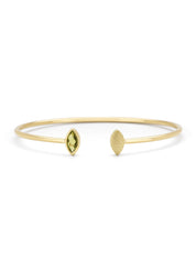 Geelgouden armband, 0.51 ct peridoot, La Dolce Vita