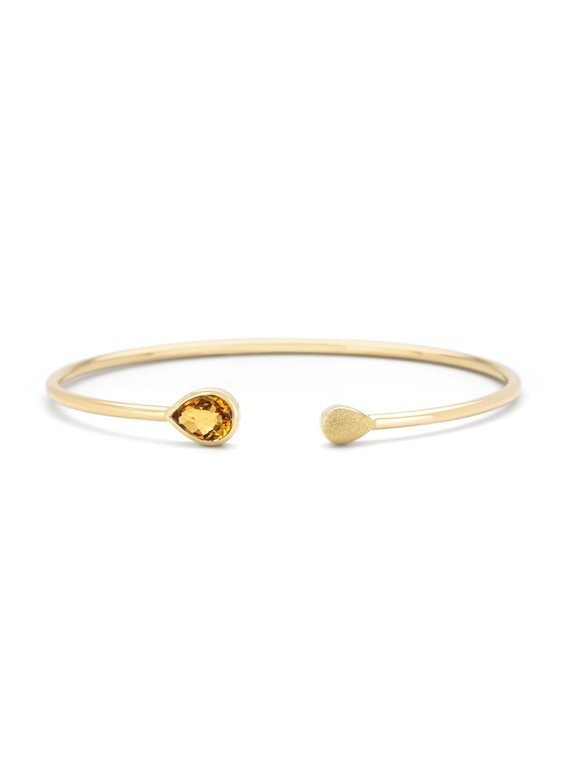 Geelgouden armband, 0.94 ct citrien, La Dolce Vita