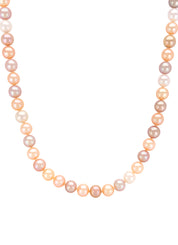 Geelgouden parelketting Rivièra 45 cm