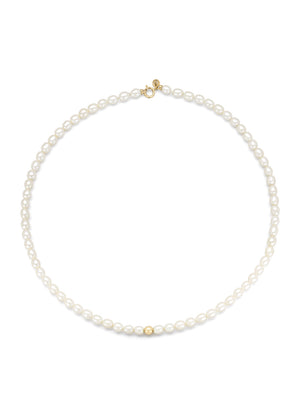Geelgouden parelketting Rivièra