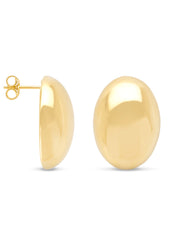 Yellow gold earrings Marigold