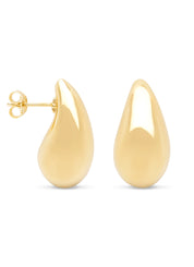 Yellow gold earrings Marigold