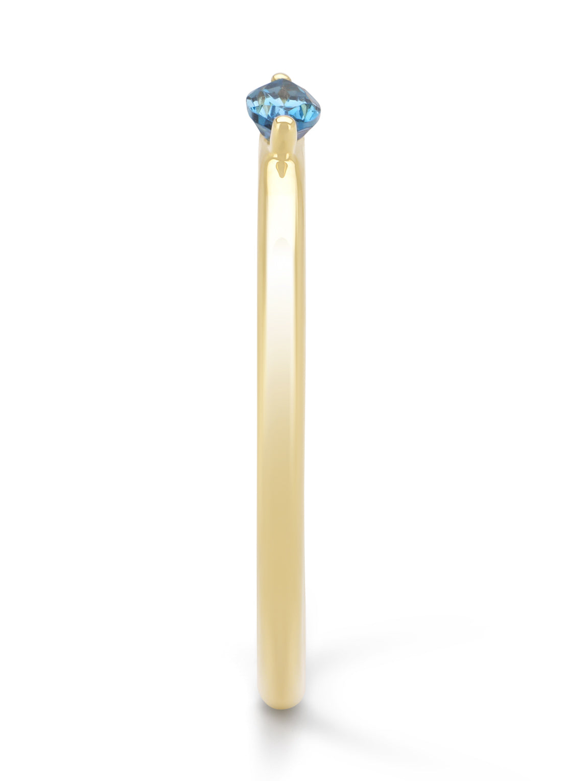 Geelgouden ring, 0.16 ct topaas, Joy