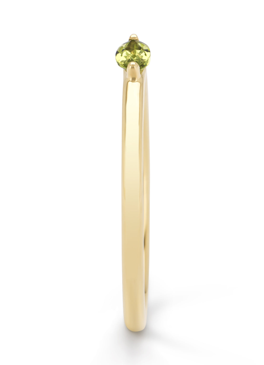 Geelgouden ring, 0.17 ct peridoot, Joy