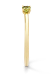 Geelgouden ring, 0.19 ct peridoot, Joy