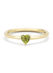 Geelgouden ring, 0.26 ct peridoot, Joy