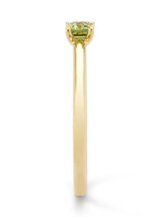 Geelgouden ring, 0.21 ct peridoot, Joy