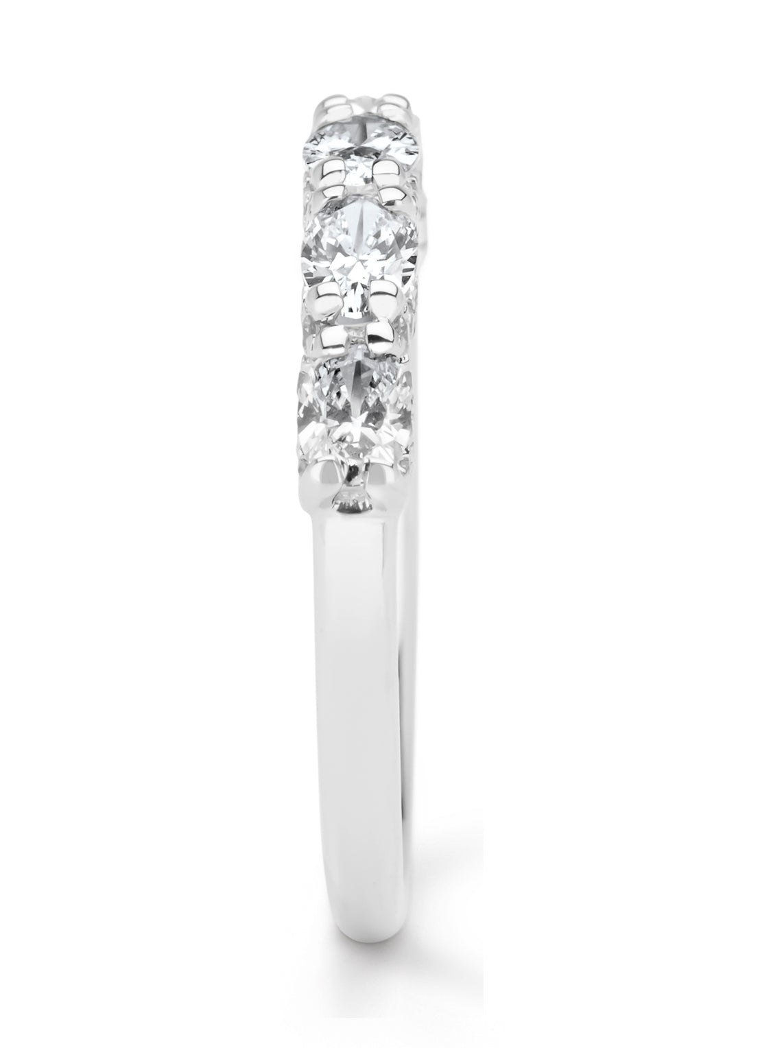 Witgouden ring, 0.92 ct diamant, Gallery