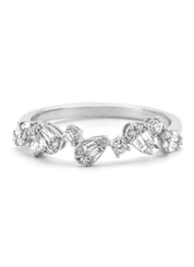 Witgouden ring, 0.37 ct diamant, Petite Romance