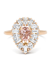 Roségouden Ring, 0.56 CT Morganite, Gallery