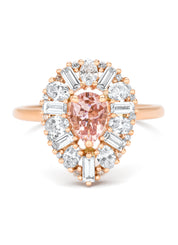 Roségouden ring, 0.56 ct morganiet, Gallery