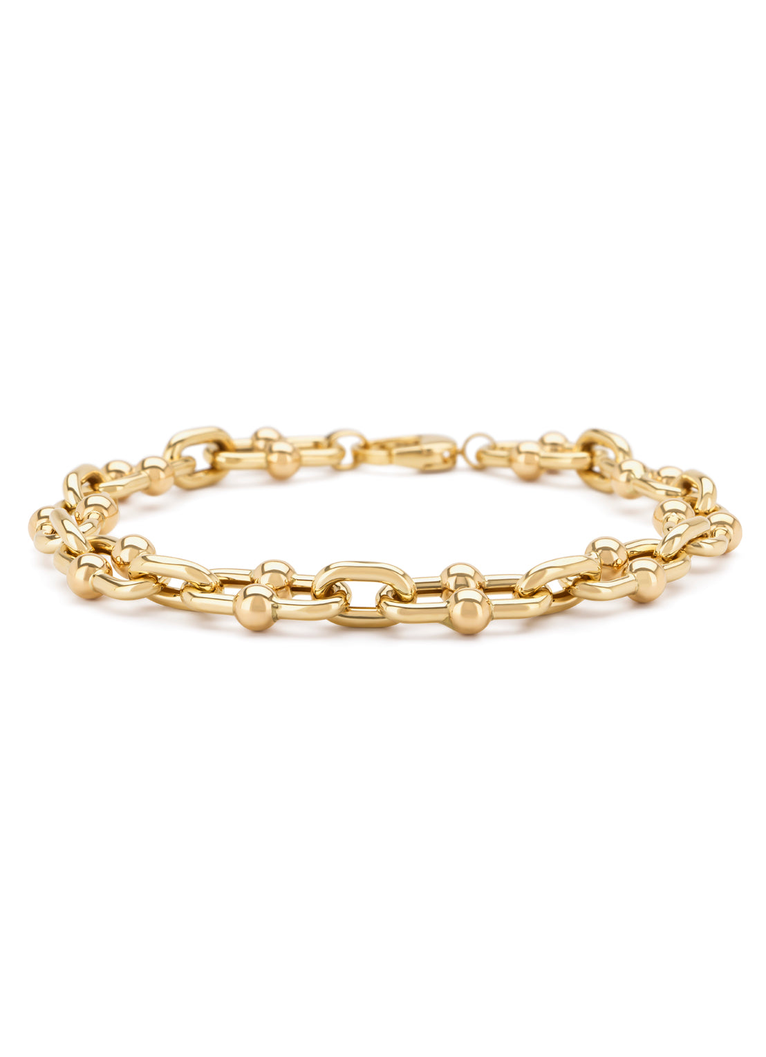 Geelgouden armband Timeless Treasures 19 cm