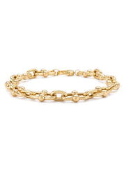 Yellow gold bracelet Timeless Treasures 19 cm