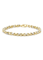 Golden bracelet Timeless Treasures 18 cm