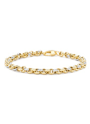 Golden bracelet Timeless Treasures 19 cm