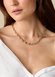 Yellow gold Collier Timeless Treasures 45 cm