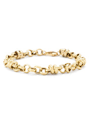 Yellow gold bracelet Timeless Treasures 20 cm