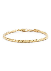 Yellow gold bracelet Timeless Treasures 19 cm