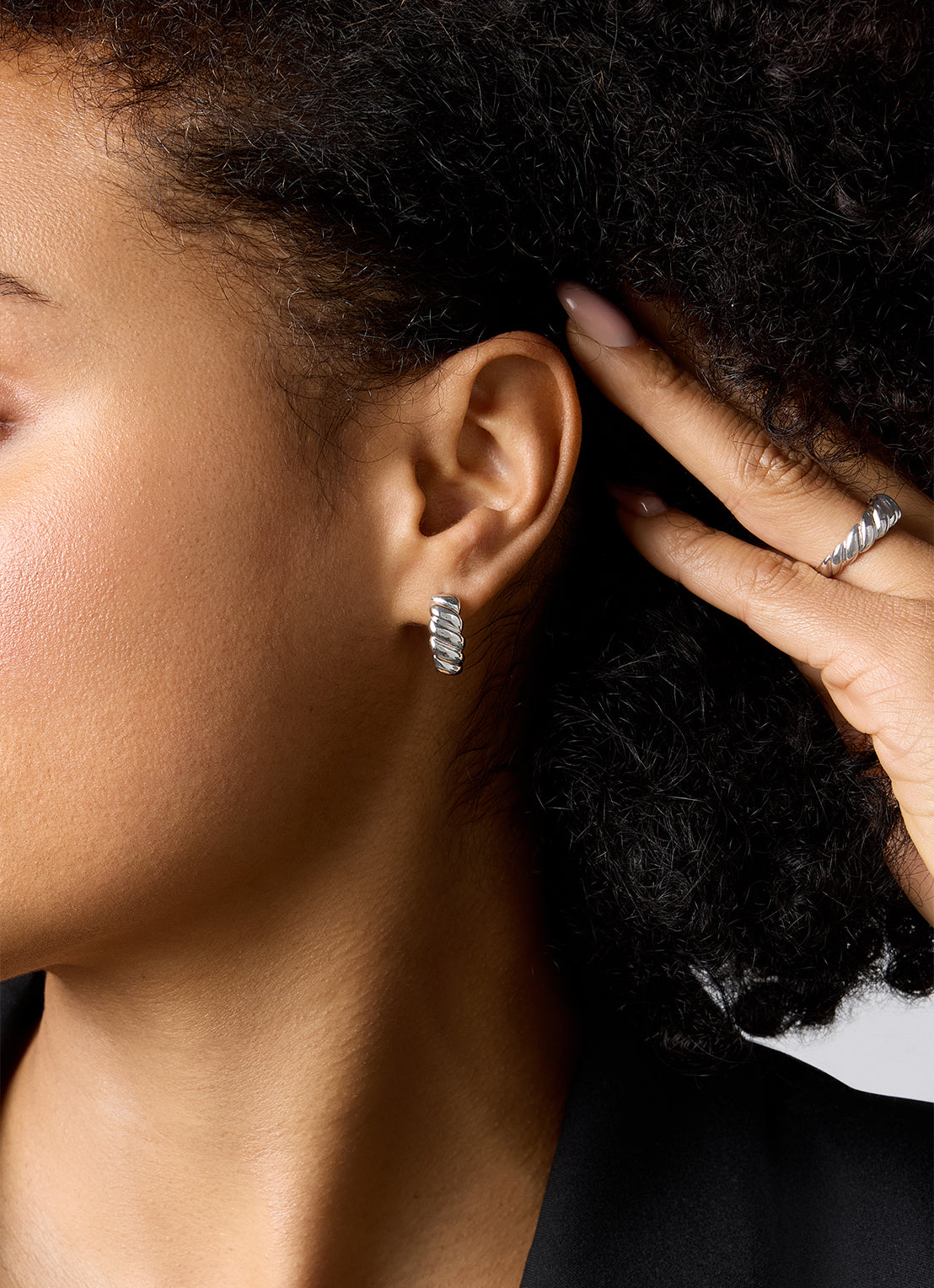 Witgouden oorsieraden Timeless Treasures