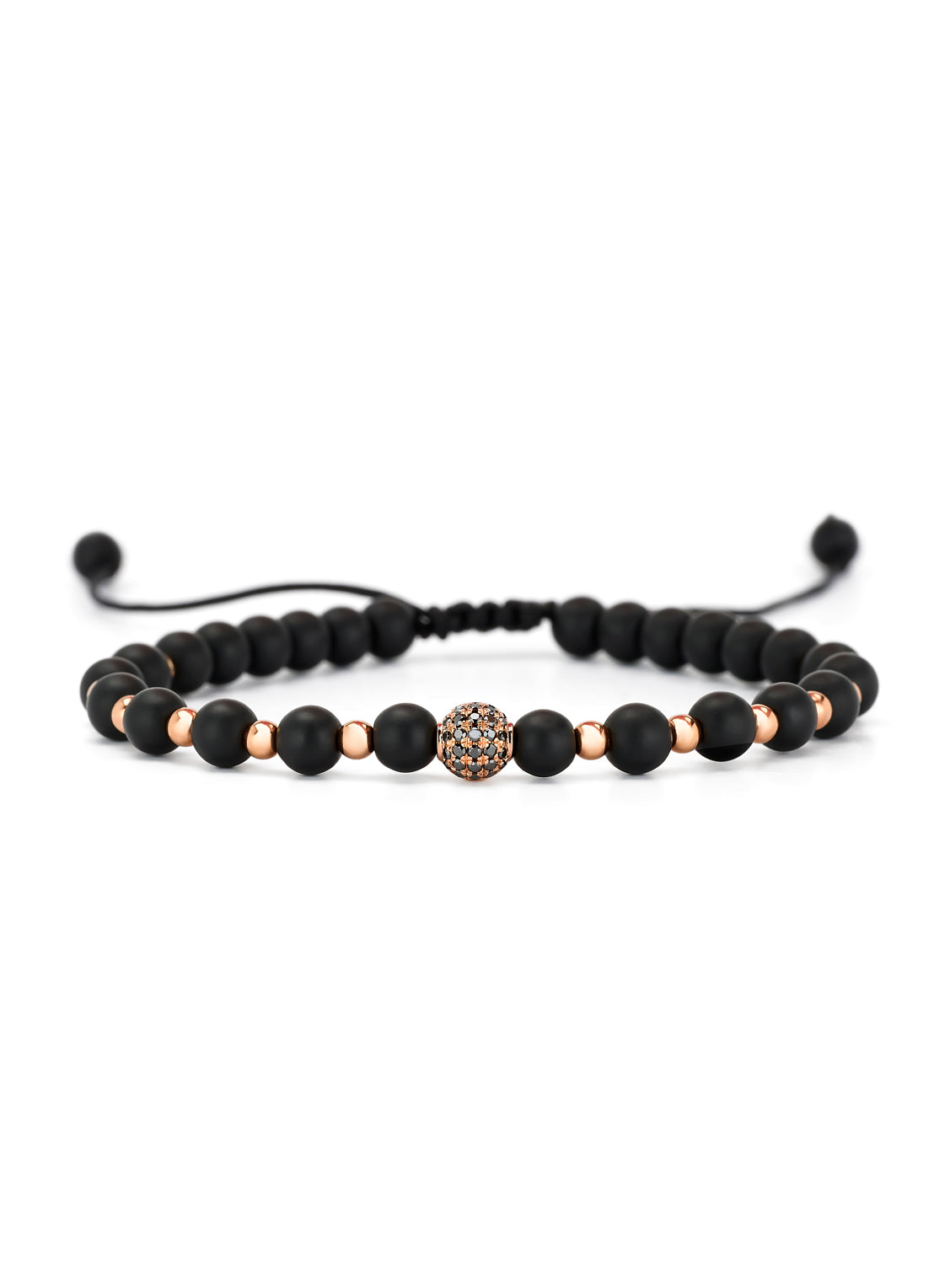 Roségouden armband, 25.00 ct onyx, Ensemble