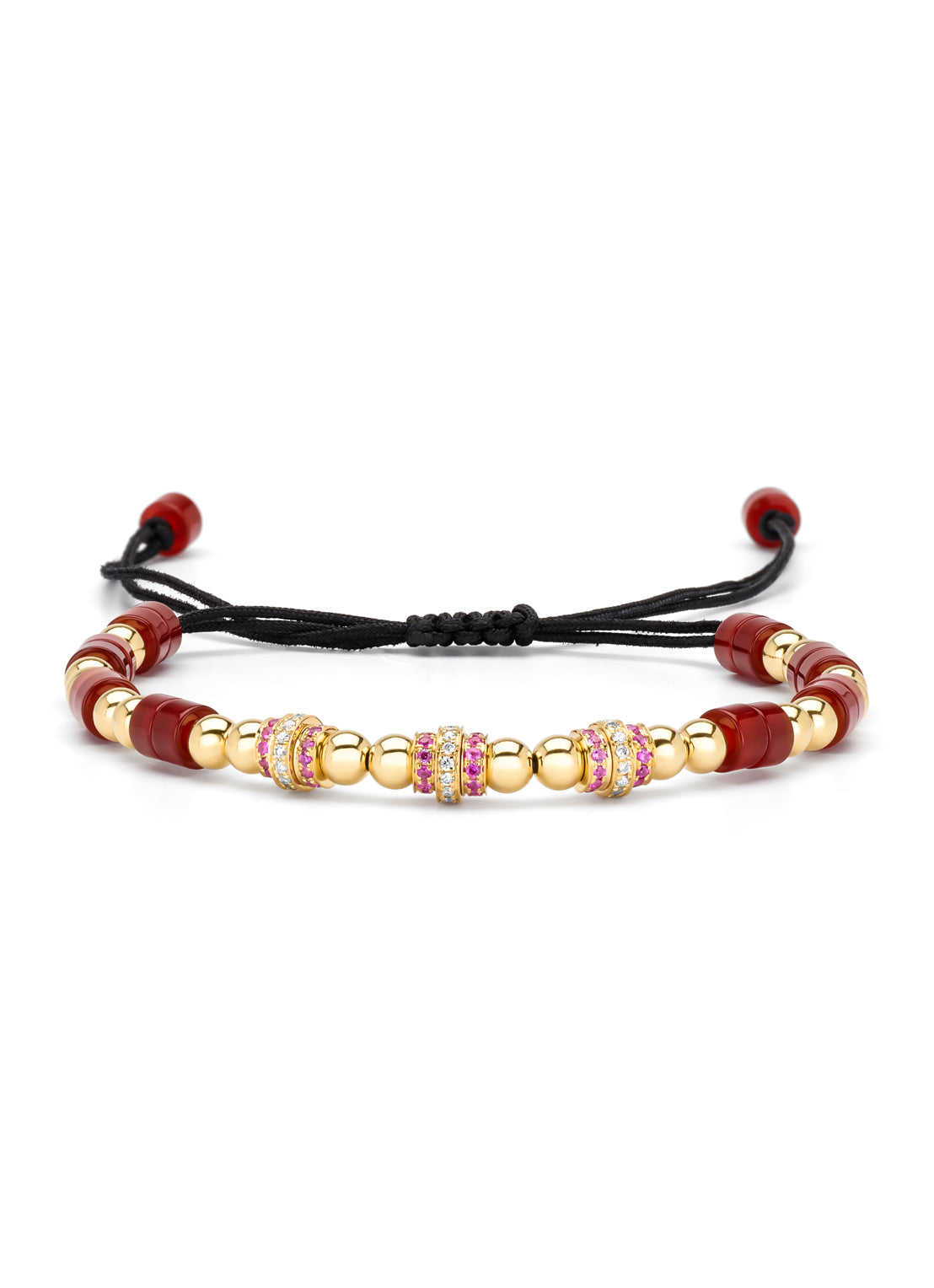 Yellow gold bracelet, 10.62 CT Agate, Ensemble