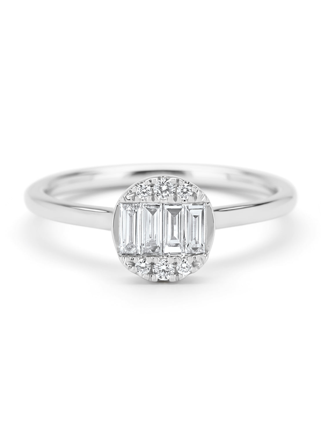 White gold ring, 0.31 CT Diamant, gallery