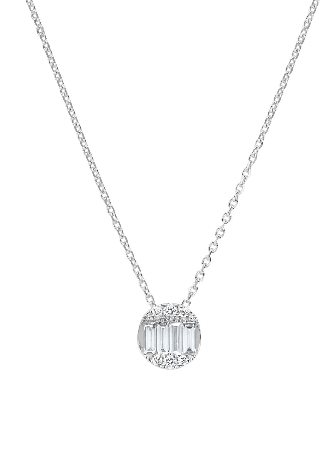 White gold necklace, 0.31 ct diamond, Gallery