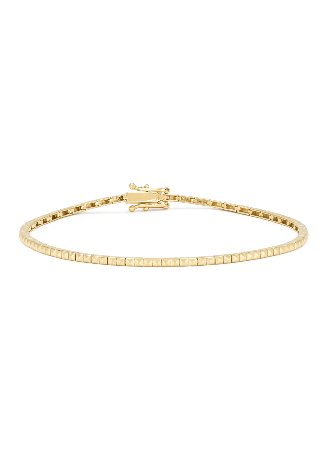 Yellow gold bracelet, 0.04 ct diamond, Ensemble