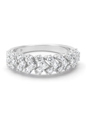 Witgouden ring, 0.88 ct diamant, Gallery