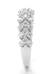 Witgouden ring, 0.88 ct diamant, Gallery
