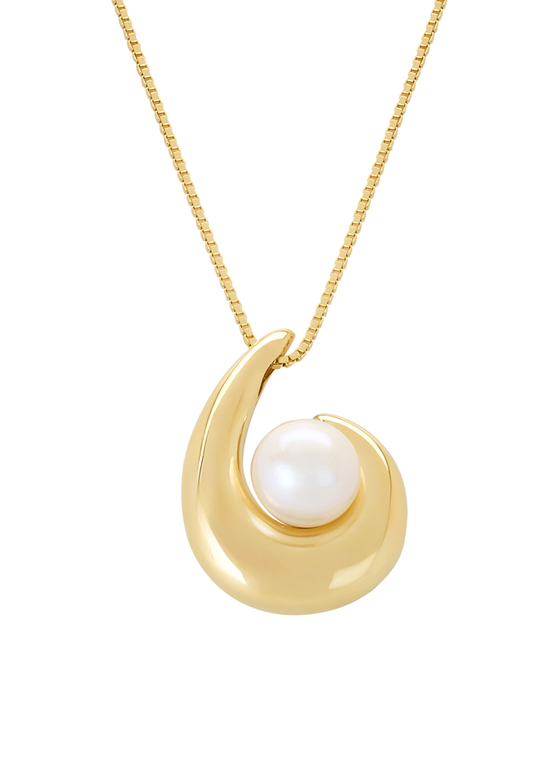 Geelgouden hanger Rivièra