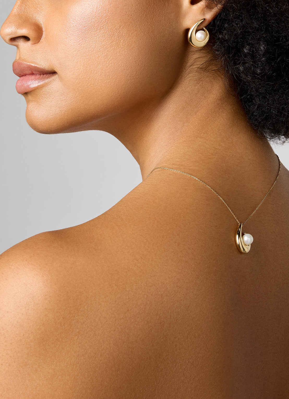 Geelgouden hanger Rivièra