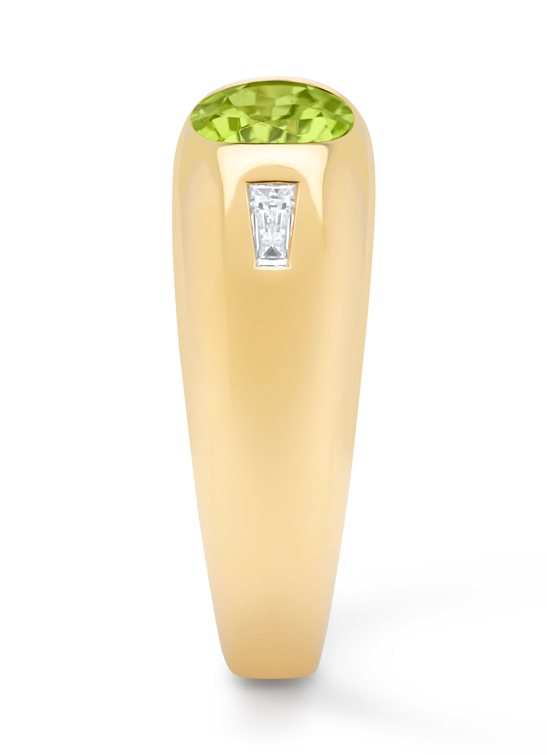 Geelgouden ring, 1.27 ct peridoot, BOLD